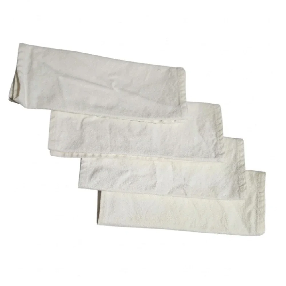 Ralph‎ Lauren Beige Denim Cotton Placemats Set of 4  Label Logo Rectangular
